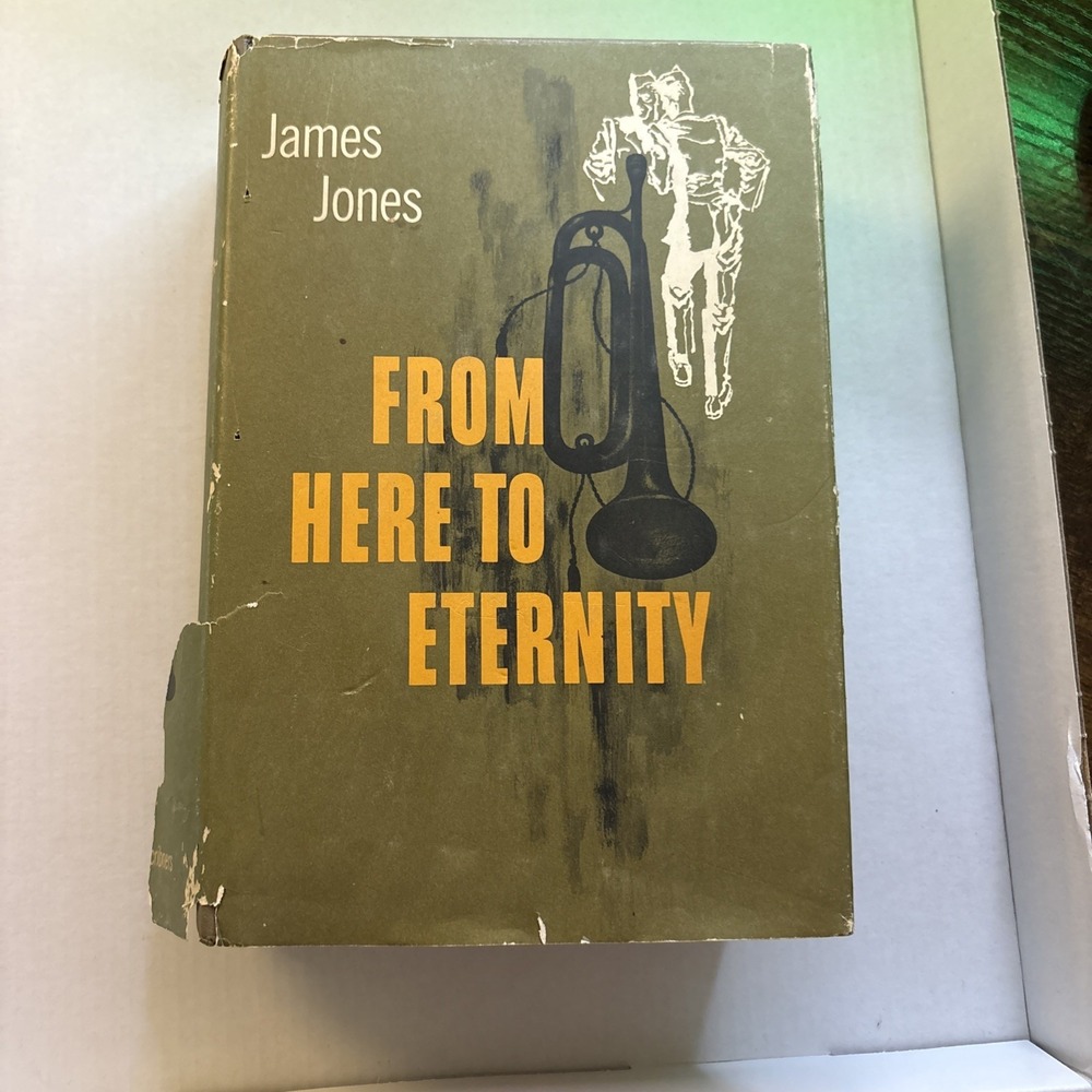 1951 James Jones From Here To Eternity Hardcover Book First Edition WWII Novel
